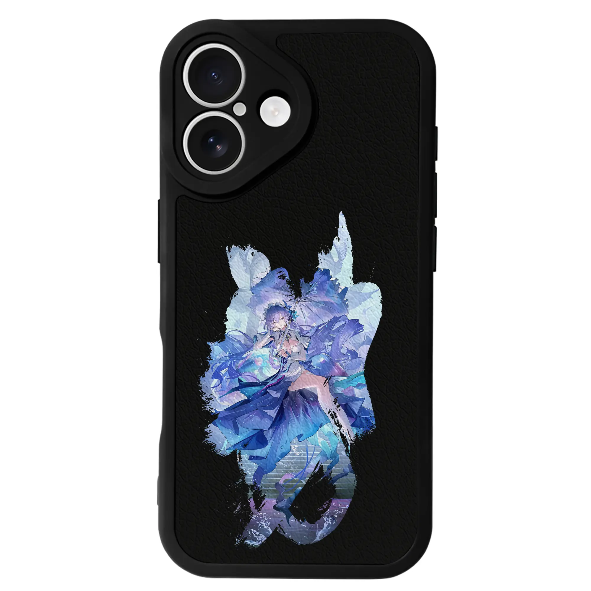 鳴潮 グッズ カンタレラ - IPhone 16シリーズ対応 ・ シリコンスマホケース ・ レザー調 ・ 高精度フィット ・ 耐衝撃 ・ ワイヤレス充電対応 ・ 精密カット